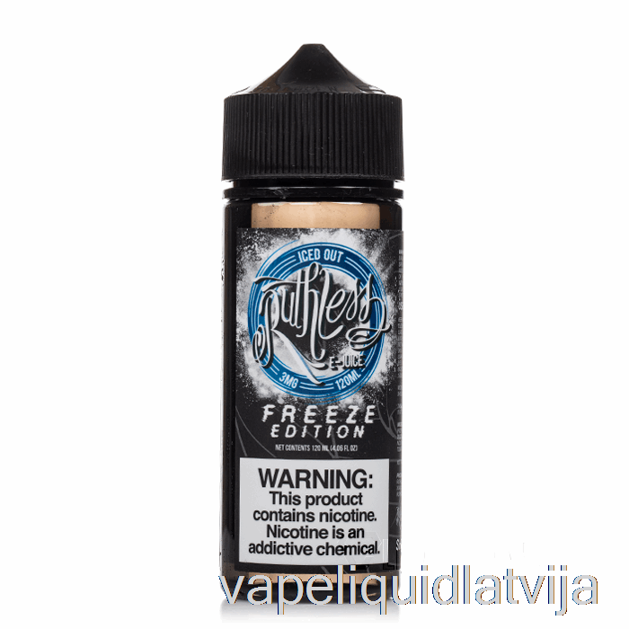 Iced Out - Freeze Edition - Nežēlīgs Tvaiks - 120ml 0mg Vape šķidrums